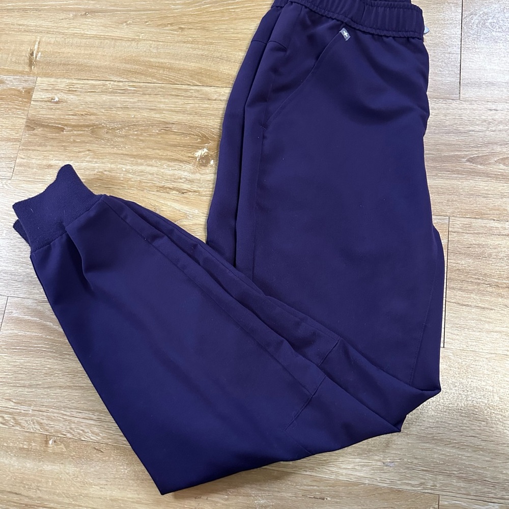 FIGS Technical Collection Women’s Zamora Jogger Navy Blue Scrubs Pants Sz Small